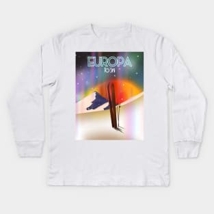 Europa To Ski Kids Long Sleeve T-Shirt